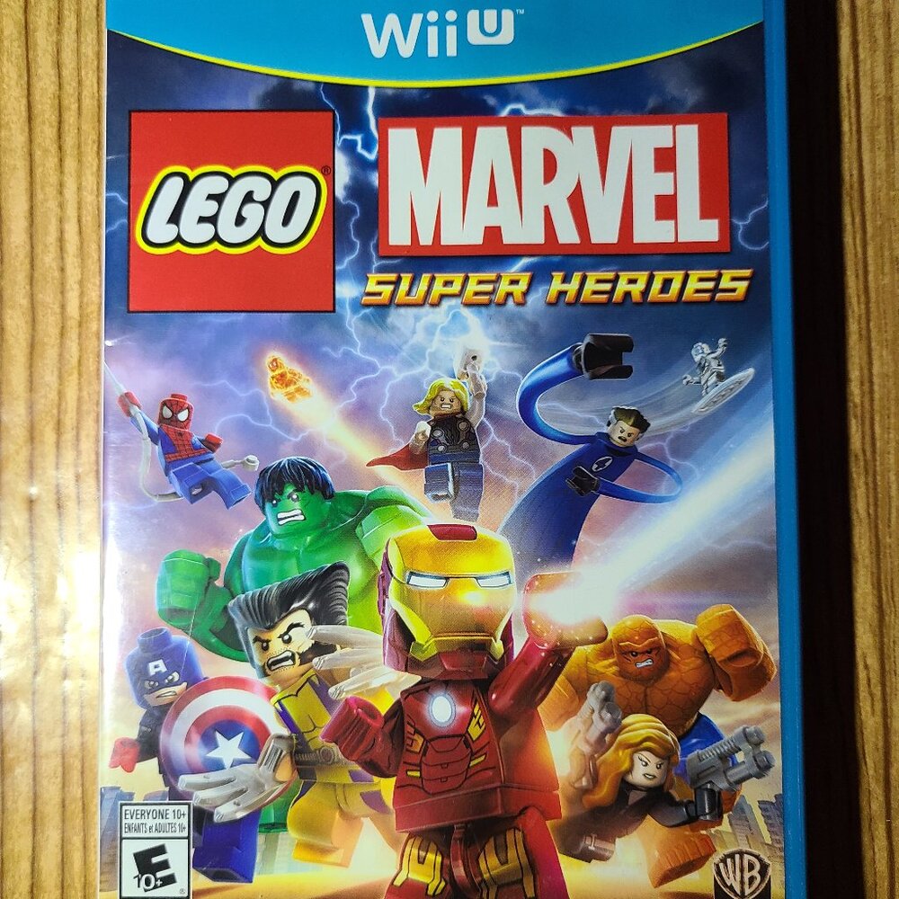 Lego Marvel Super Heroes Nintendo Wii U Game (no manual)